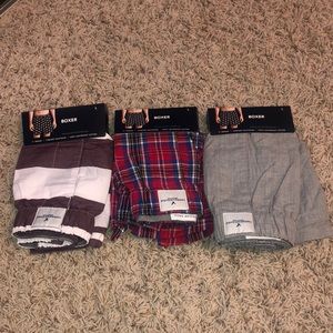 AE boxers - size large - 3 pack, NWT - 4” inseam - comfortable waistband